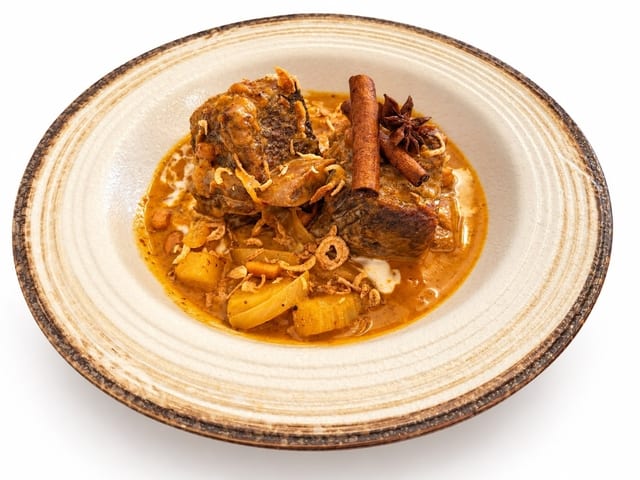 Massaman short rib curry.