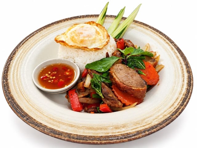 🦆Pad Kra Pao | Crispy Duck.