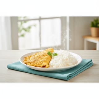 Thai Style omelette with Rice
