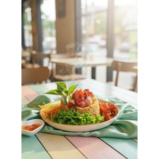 (F/R) Spicy Bacon Kra Pao Rice