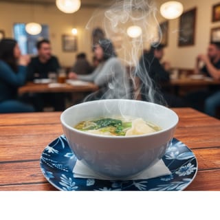 Soup= Vegetable Dumpling Soup